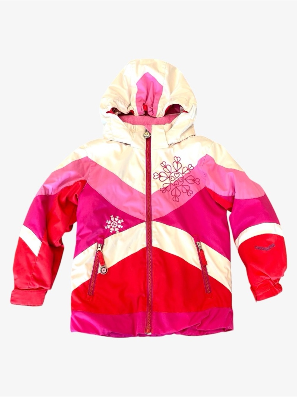Obermeyer Lissa Jacket Girls Waterproof Insulated Ski Snow Coat I-Grow Size 5-7 - Picture 3 of 15
